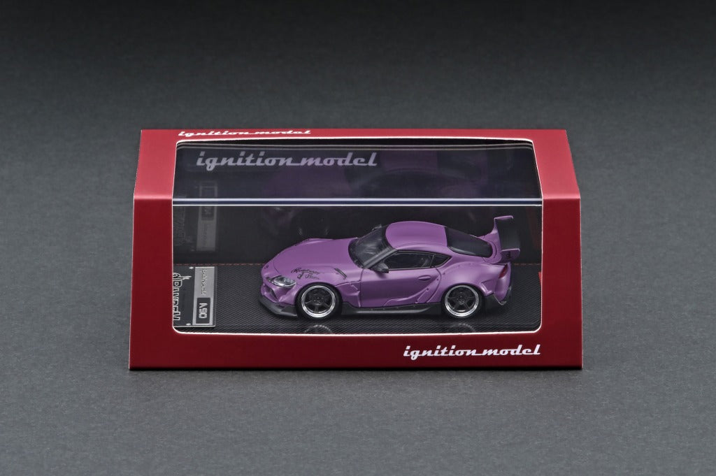 限定生産1/64イグニッションモデル PANDEMスープラ (A90) パープル 1/64 PANDEM Supra (A90) Matte Purple - Ignition Model – Tarmac Works