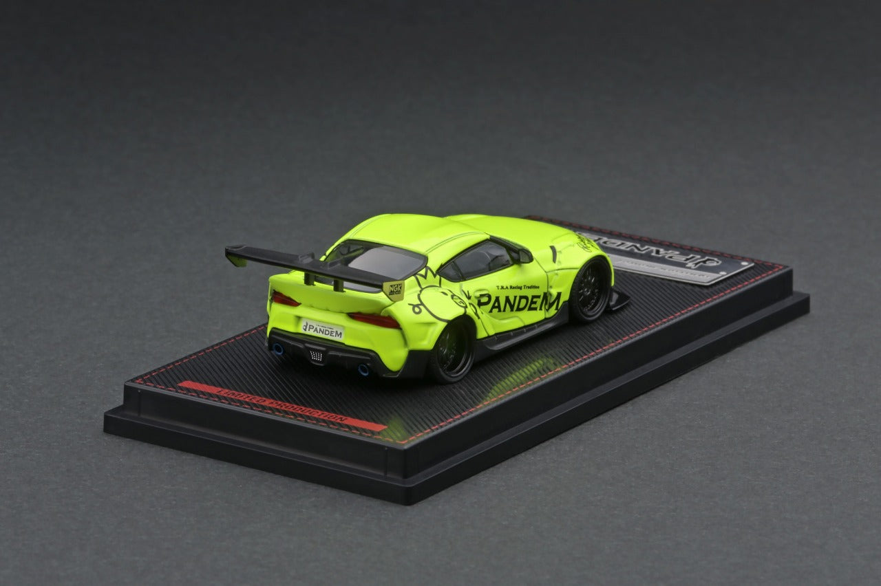 PANDEM Supra (A90) イエローグリーン 1:64スケール 1/64 PANDEM Supra (A90) Yellow Green - Ignition Model – Tarmac Works