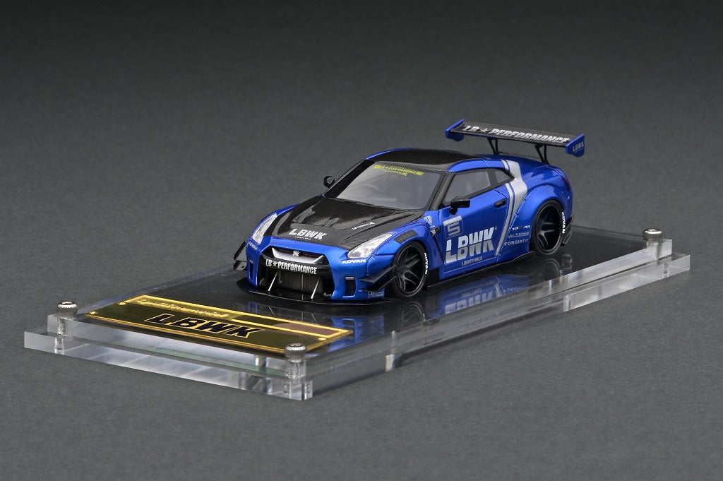 Ignition Model 1/64  LB-WORKS Nissan GT-R R35 type 2 Blue