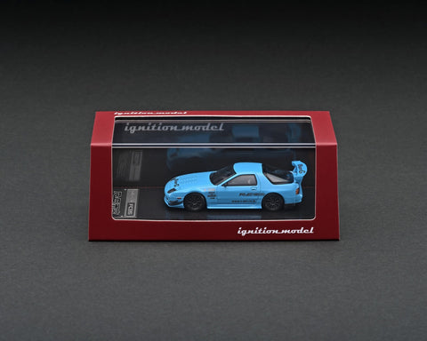 Ignition Model 1/64 Mazda RX-7 (FC3S) RE Amemiya Light Blue