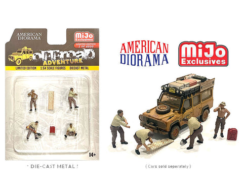 American Diorama 1:64 Figure Set - Off Road Adventure