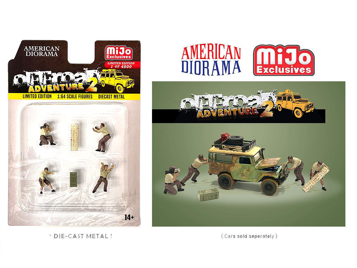 【セール 登場から人気沸騰】 Off - Set Figure 1:64 Diorama American Road 2 Adventure ミニカー