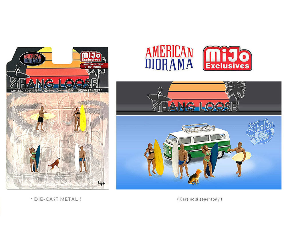American Diorama 1/64 Figures Set - Hang Loose - MIJO Exclusives