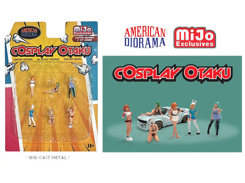 American Diorama 1/64 Figures Set - Cosplay Otaku - MIJO Exclusives