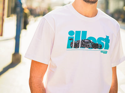 Collab T-Shirt - Camouflage R8 - White - Tarmac Works x illest