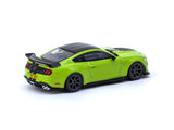 MiniGT X Tarmac Works 1/64 Ford Mustang Shelby GT500 Grabber Lime SHMEE150 - COLLAB64