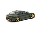 MiniGT X Tarmac Works 1/64 Porsche Taycan Turbo S Midnight Green SHMEE150 - COLLAB64