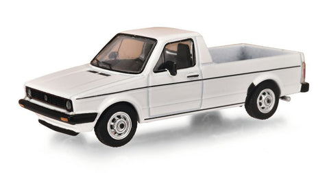 Schuco 1/64 Volkswagen Caddy Pick-up White