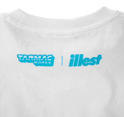 Collab T-Shirt - Camouflage R8 - White - Tarmac Works x illest