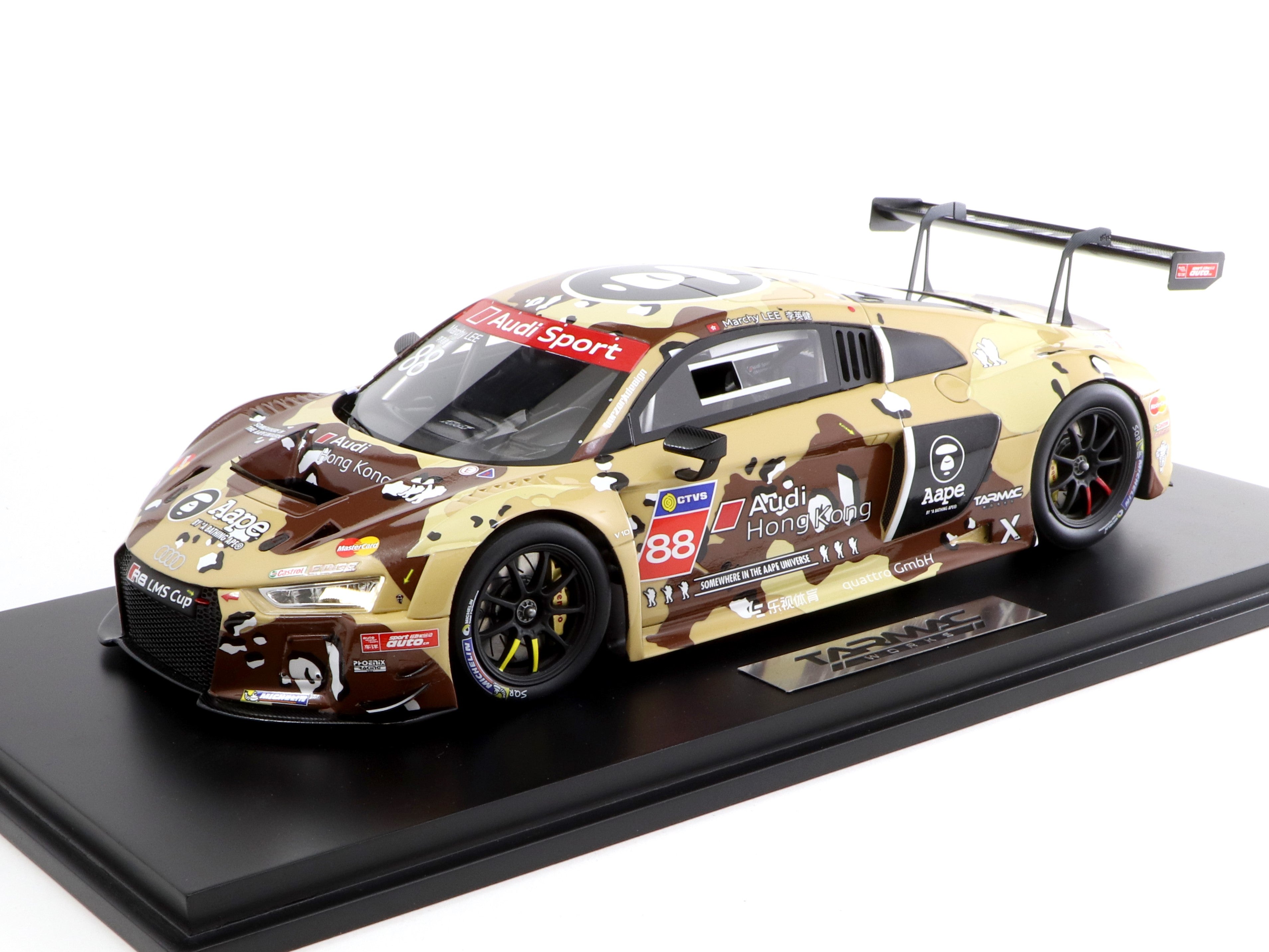 1/18 Audi R8 LMS Cup 2016 Shanghai Round - AAPE / Audi HK #88 - Tarmac Works HOBBY18