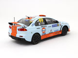 Tarmac Works 1/43 Mitsubishi Lancer Evo X Gulf Racing  Rally Finland 2010 #49 - HOBBY43