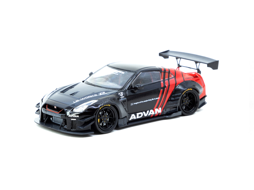 Tarmac Works 1/43 LB-WORKS NISSAN GT-R R35 type 2 Advan - HOBBY43