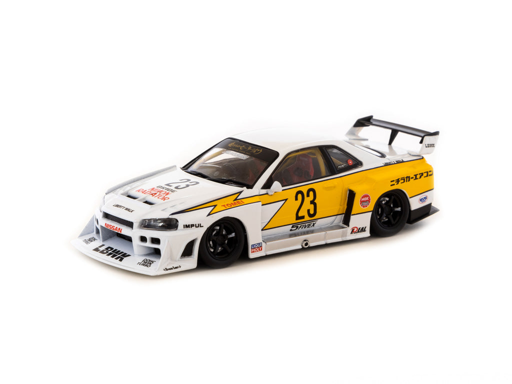 Tarmac Works 1/43 LB-ER34 Super Silhouette SKYLINE White - HOBBY43