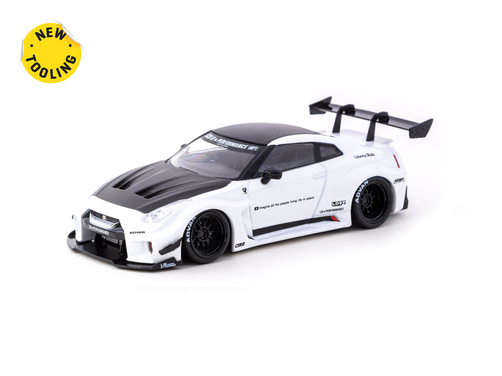 Tarmac Works 1/43 LB-Silhouette WORKS GT NISSAN 35GT-RR White - HOBBY43