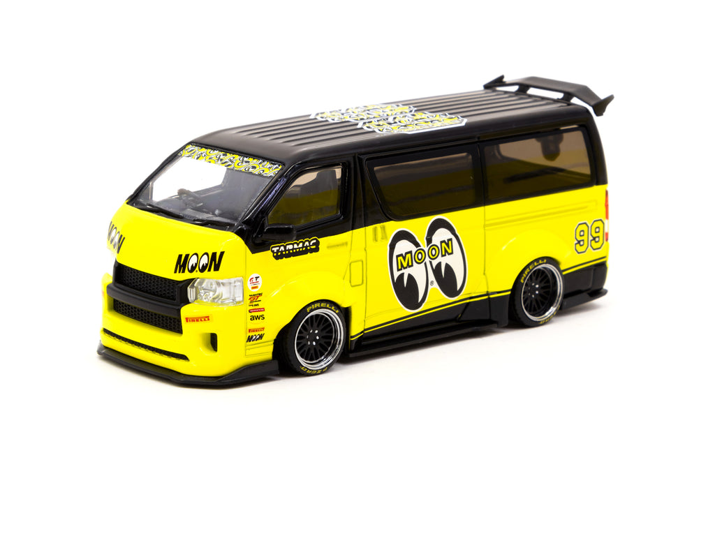 Tarmac Works 1/43 Toyota Hiace Widebody Mooneyes Team Van - HOBBY43