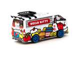 Tarmac Works 1/64 Toyota Hiace Widebody Tarmac Works X Hello Kitty Capsule Delivery with Oil Can - HOBBY64