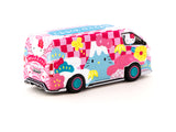 Tarmac Works 1/64 Toyota Hiace Widebody Tarmac Works X Hello Kitty Capsule Summer Festival - HOBBY64