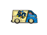 Tarmac Works X Leen Customs Toyota Hiace Widebody Mr. Men Little Miss 50th Anniversary Lapel Pin