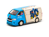 Tarmac Works 1/64 Toyota Hiace Widebody Mr. Men Little Miss 50th Anniversary with Oil Can - HOBBY64