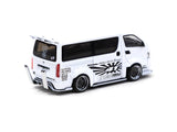 Tarmac Works 1/64 Toyota Hiace Widebody White - HOBBY64