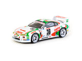 Tarmac Works 1/64 Toyota Supra GT  JGTC 1995 #36 with Plastic Truck Packaging - HOBBY64