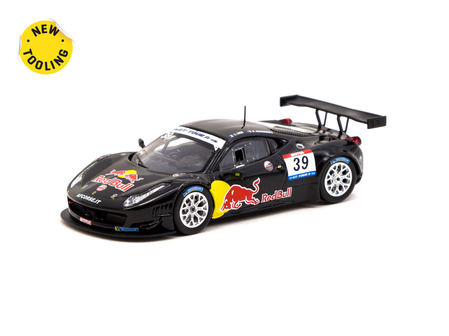 1/64 Ferrari 458 Italia GT3 GT TOUR 2011 #39 - Tarmac Works X IXO Models HOBBY64