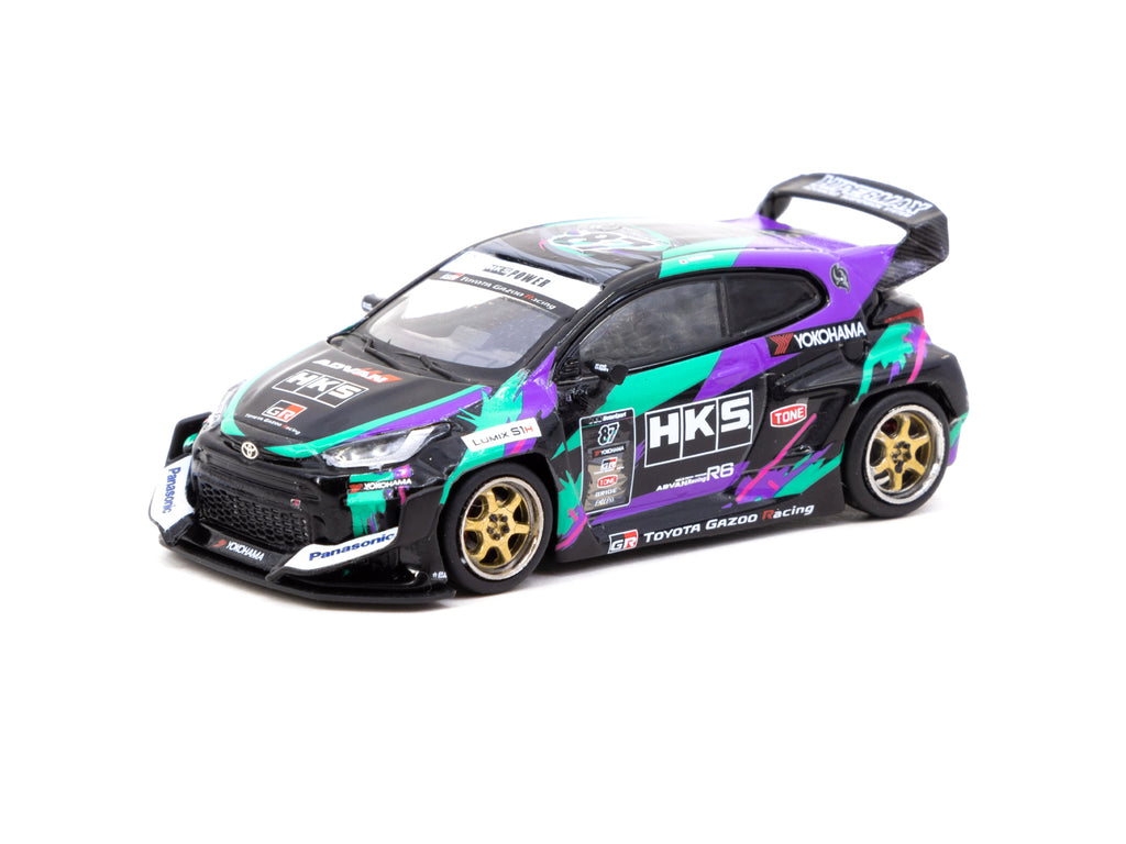 Tarmac Works 1/64 HKS Racing Performer GR YARIS - HOBBY64