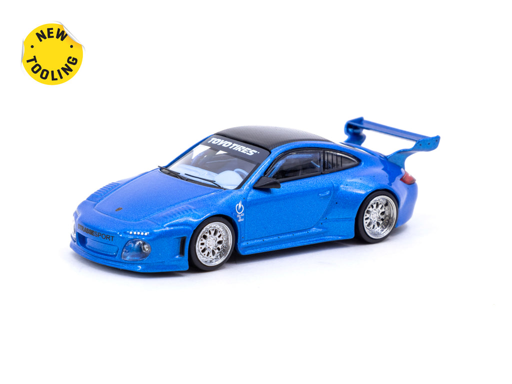 Tarmac Works 1/64 Old & New 997 Blue Metallic - ROAD64