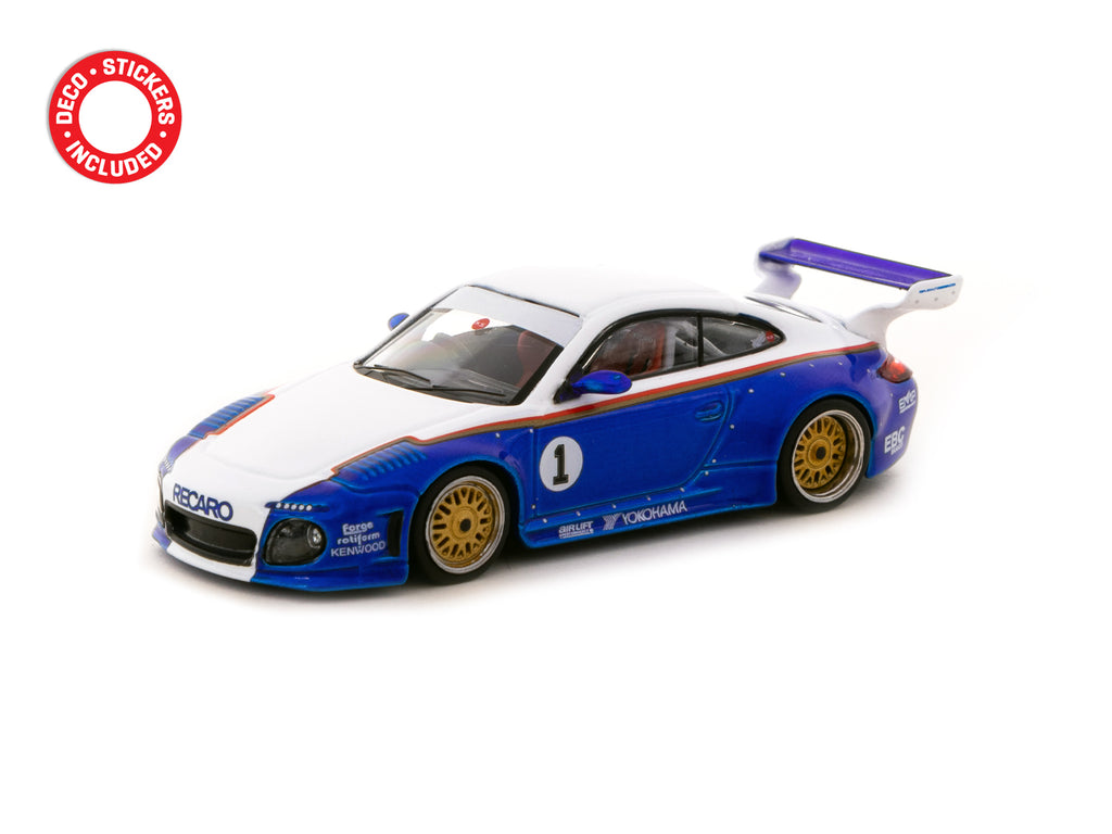 Tarmac Works 1/64 Old & New 997 Blue / White - HOBBY64