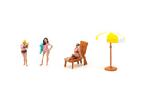 American Diorama X Tarmac Works 1/64 Figures - Beach Girls - COLLAB64
