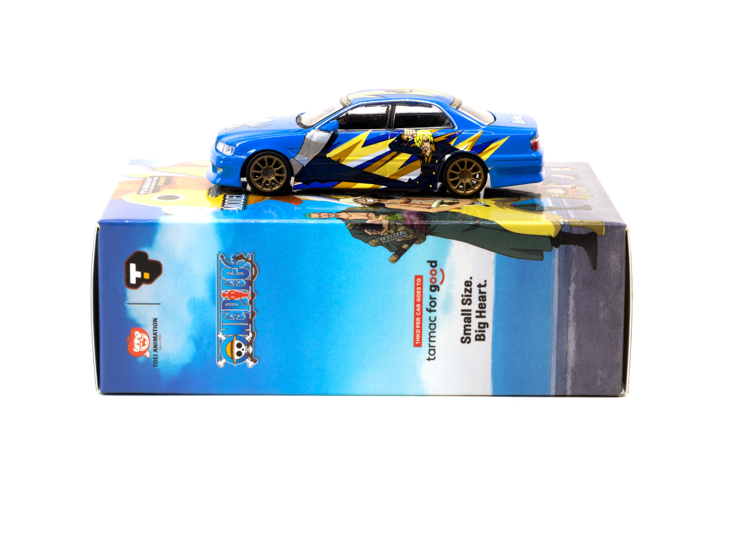 Model Car Collection VOL.1 - 6 Cars Set -Tarmac Works x One Piece COLL