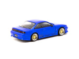 Tarmac Works 1/64 VERTEX Nissan Silvia S14 Blue Metallic - GLOBAL64