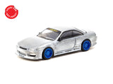 Tarmac Works 1/64 VERTEX Nissan Silvia S14 Blue Metallic - GLOBAL64