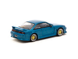 Tarmac Works 1/64 VERTEX Nissan Silvia S14  Blue Green Metallic - Japan Special Edition - GLOBAL64