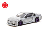 Tarmac Works 1/64 VERTEX Nissan Silvia S14 Purple Metallic - GLOBAL64