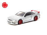 Tarmac Works 1/64 VERTEX Nissan Silvia S14 Red Metallic - GLOBAL64