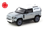 Tarmac Works 1/64 Land Rover Defender 90  Matt Blue Grey - GLOBAL64