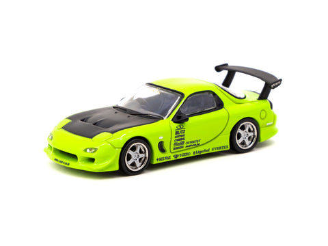 Tarmac Works 1/64 VERTEX Mazda RX-7 (FD3S) Light Green - GLOBAL64