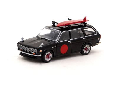 1/64 Datsun Bluebird 510 Wagon Black - MIJO Special Edition - Tarmac Works GLOBAL64