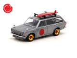 Tarmac Works 1/64 Datsun Bluebird 510 Wagon Black - MIJO Special Edition - GLOBAL64