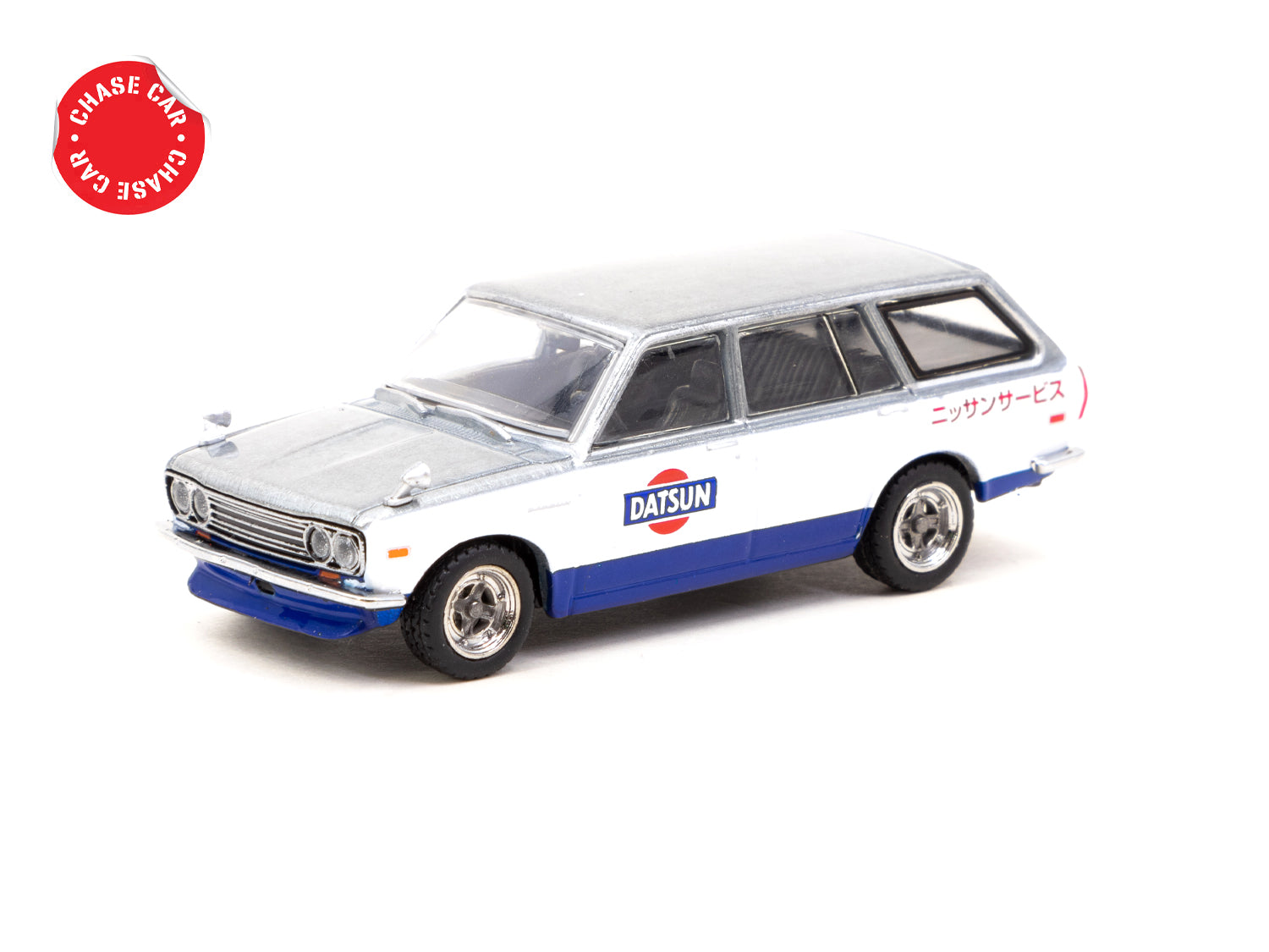 1/64 Datsun Bluebird 510 Wagon Service Car - Tarmac Works GLOBAL64
