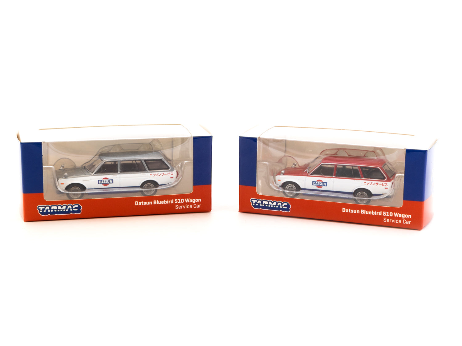 1/64 Datsun Bluebird 510 Wagon Service Car - Tarmac Works GLOBAL64