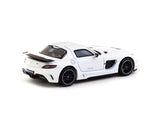 Tarmac Works 1/64 Mercedes-Benz SLS AMG Coupé Black Series White Metallic - Lamley Special Edition - GLOBAL64