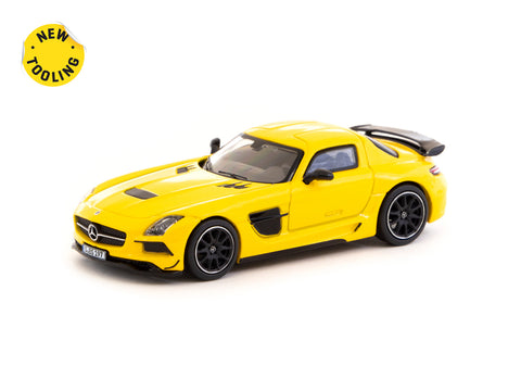 Tarmac Works 1/64 Mercedes-Benz SLS AMG Coupé Black Series Yellow Metallic - GLOBAL64