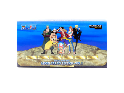 Model Car Collection VOL.1 - 6 Cars Set -Tarmac Works x One Piece COLLAB64