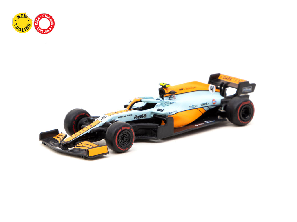 Tarmac Works 1/64 McLaren MCL35M Monaco Grand Prix 2021 Lando Norris #4 - GLOBAL64
