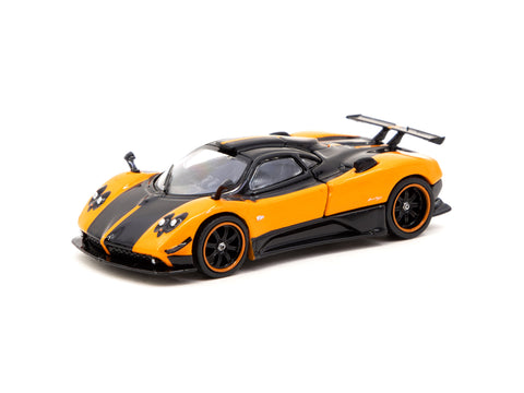 Tarmac Works 1/64 Pagani Zonda Cinque Arancio Saint Tropez - GLOBAL64