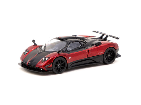 Tarmac Works 1/64 Pagani Zonda Cinque Rosso Dubai - GLOBAL64