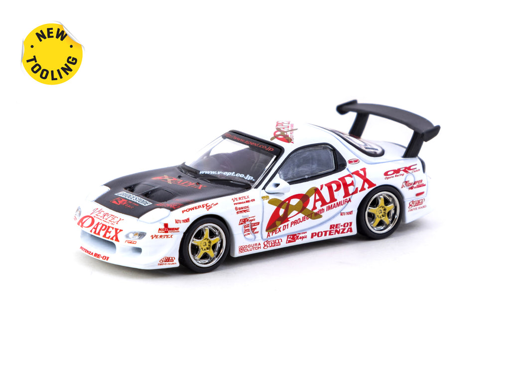 Tarmac Works 1/64 VERTEX Mazda RX-7 (FD3S) A'PEX D1 PROJECT - GLOBAL64