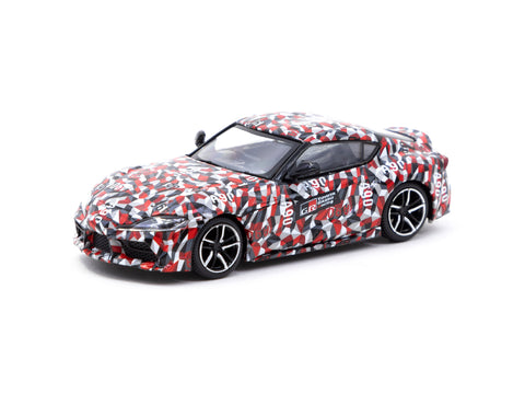 Kyosho x Tarmac Works 1/64 Toyota GR Supra Test Car - COLLAB64